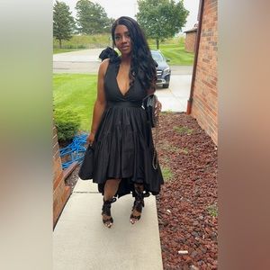 Season 3 Episode 1 Winning Look Sienna's Ruffle High-Low Dress